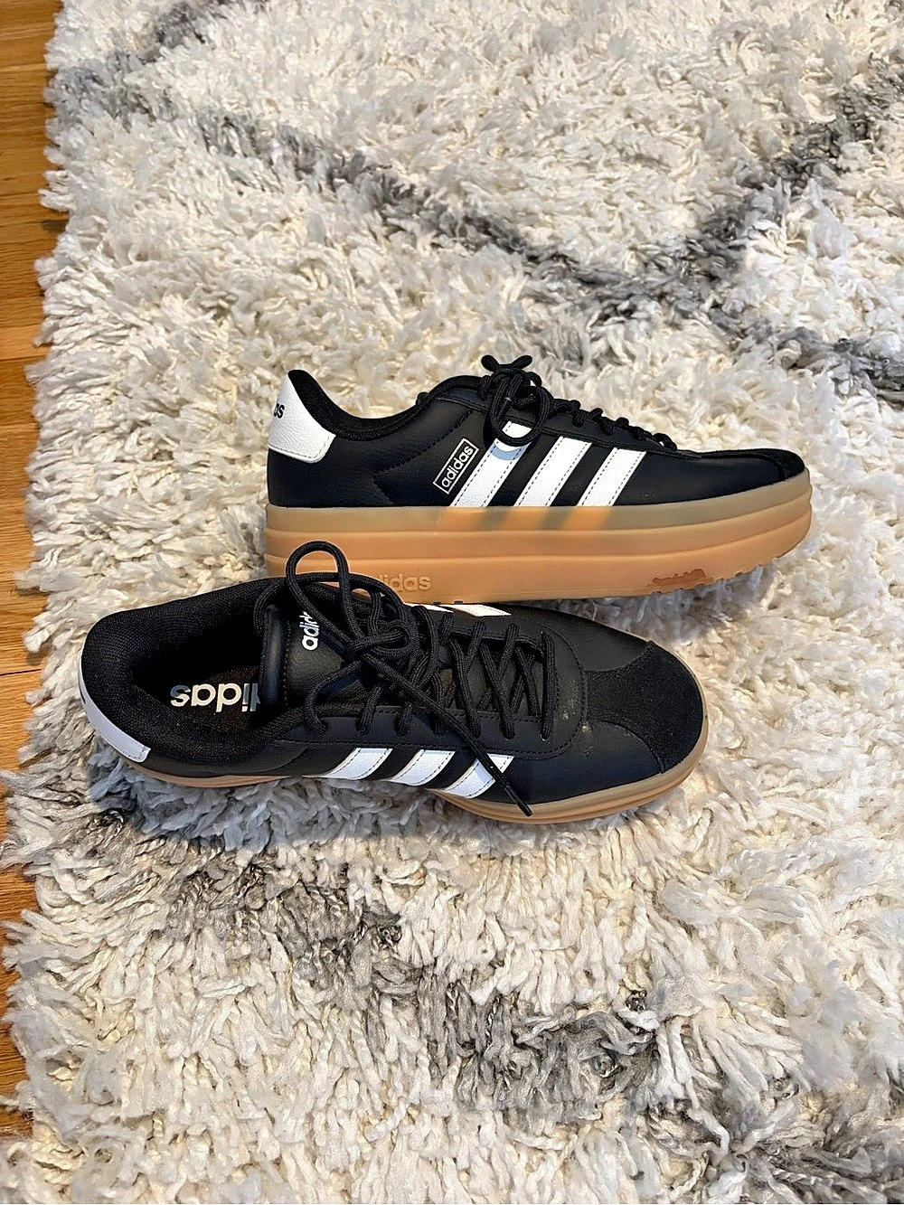 adidas Core Black Cloud White Sneakers